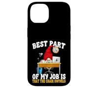 Funny Saying For Men 9 To 5 Job Home Office Humor Gnome Dad Custodia per iPhone 14