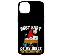 Funny Saying For Men 9 To 5 Job Home Office Humor Gnome Dad Custodia per iPhone 14 Plus