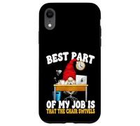 Funny Saying For Men 9 To 5 Job Home Office Humor Gnome Dad Custodia per iPhone XR