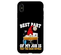 Funny Saying For Men 9 To 5 Job Home Office Humor Gnome Dad Custodia per iPhone XS Max