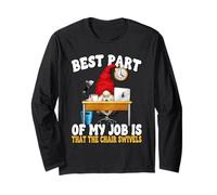 Funny Saying for Men 9 To 5 Job Home Office Humor GNOME Dad Maglia a Manica