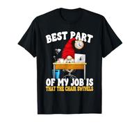 Funny Saying for Men 9 To 5 Job Home Office Humor GNOME Dad Maglietta