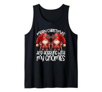 Funny Saying for Men Kids Broken Leg Merry Christmas GNOME Canotta
