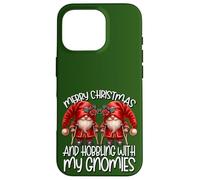 Funny Saying For Men Kids Broken Leg Merry Christmas Gnome Custodia per iPhone 16 Pro