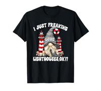 Funny Saying for Women And Men Lighthouse GNOME Graphic Maglietta