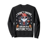 Funny Saying I Dont Snore I Dream Im A Motorcycle Dad GNOME Felpa