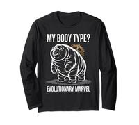 Funny Saying My Body Type Evolutivo Marvel Joke Donne Uomini Maglia a Manica