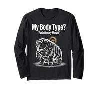 Funny Saying My Body Type Evolutivo Marvel Joke Donne Uomini Maglia a Manica