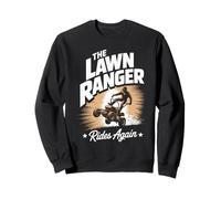 Funny Saying The Lawn Ranger Rides Again Mower Donne Uomini Felpa
