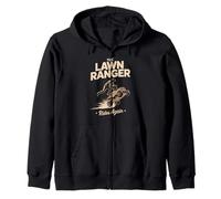 Funny Saying The Lawn Ranger Rides Again Mower Donne Uomini Felpa con Cappuccio