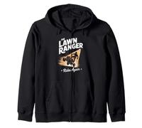 Funny Saying The Lawn Ranger Rides Again Mower Donne Uomini Felpa con Cappuccio