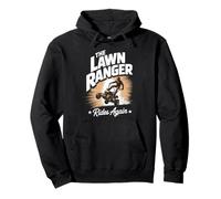 Funny Saying The Lawn Ranger Rides Again Mower Donne Uomini Felpa con Cappuccio