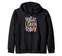 Funny Saying Y'All Going Learn Today Leopard Pencil Women Felpa con Cappuccio