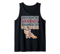 Funny Sayings Kawaii Cute Baby Monkey Meme Uomini Donne Canotta
