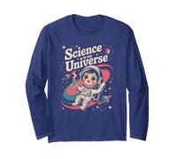 Funny Science è Il Mio Universo Squad Insegnante di Campo Insegno Nerd Maglia a Manica