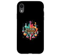 Funny Science Experiment Was Cool Scientist Lab Custodia per iPhone XR