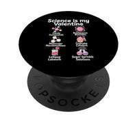 Funny Science is my valentine PopSockets PopGrip Adesivo