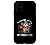 Funny Scout Gnome Hanging At The Campfire With My Gnomies Custodia per iPhone 11