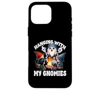 Funny Scout Gnome Hanging At The Campfire With My Gnomies Custodia per iPhone 16 Pro Max