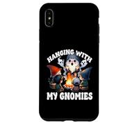Funny Scout Gnome Hanging At The Campfire With My Gnomies Custodia per iPhone XS Max