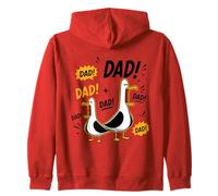 Funny Seagull Dad Father's Day Papa Seagulls Felpa con Cappuccio
