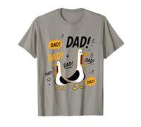 Funny Seagull Dad Father's Day Papa Seagulls Maglietta