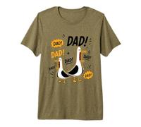 Funny Seagull Dad Father's Day Papa Seagulls Maglietta Premium