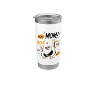 Funny Seagull Mom Mothers Day Mama Seagulls Bicchiere termico in acciaio inox doppia parete