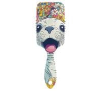 Funny Seal carino viaggio spazzola per capelli Progettato cuoio capelluto massaggiatore spazzola per capelli spessi con manico ergonomico cepillo para cabello rizado