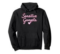 Funny Sensitive Gangsta Felpa con Cappuccio