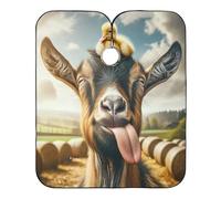 Funny Sheep Duck Donna Uomo Mantello Da Barbiere Tutta Lunghezza Mantellina Parrucchiere Professionale Mantella Parrucchiere Per Tagliare I Capelli Acconciatura Parrucchieri 168X140Cm