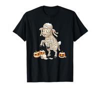 Funny Sheep Mummy Pumpkin Halloween per Bambini da Uomo e da Donna Maglietta