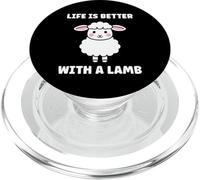 Funny sheep quote Life is better with a Lamb PopSockets PopGrip per MagSafe