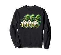 Funny Shenanigans Squad for St Patricks Day GNOME Graphic Felpa