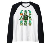 Funny Shenanigans Squad with Happy St. Patricks Day GNOME Maglia con Maniche Raglan