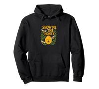 Funny Show Me The Honey Apicoltore Honeybee Design Felpa con Cappuccio