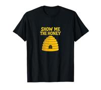 Funny Show Me The Honey Apicoltore Honeybee Design Maglietta