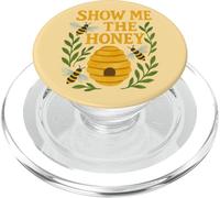 Funny Show Me The Honey Apicoltore Honeybee Design PopSockets PopGrip per MagSafe