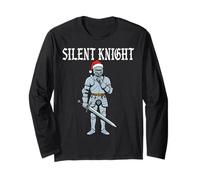 Funny Silent Knight Christmas Medieval Xmas Costume Men Boy Maglia a Manica