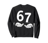 Funny Six Seven 6 7 Meme Gen Alpha Slang 6 7 Hands Felpa