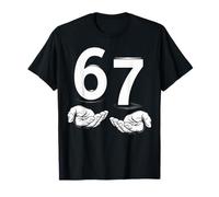 Funny Six Seven 6 7 Meme Gen Alpha Slang 6 7 Hands Maglietta
