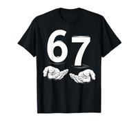 Funny Six Seven 6 7 Meme Gen Alpha Slang 6 7 Hands Maglietta