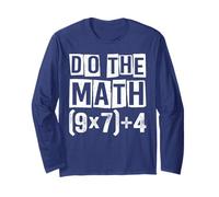 Funny Six Seven 6 7 Meme Men Women Do The Math Teacher Maglia a Manica
