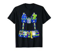 Funny Six Seven 6 7 Number Meme Halloween Costume Maglietta