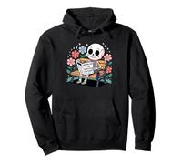 Funny Skeleton Relaxing Bones Vibe Chill Humor Aesthetic Felpa con Cappuccio