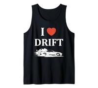 Funny Skill Racing Car Drifting Simple Skid I Love Drift Canotta