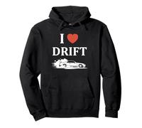 Funny Skill Racing Car Drifting Simple Skid I Love Drift Felpa con Cappuccio