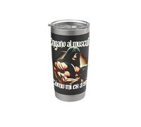 Funny Skull Mexican Skeleton Bicchiere termico in acciaio inox doppia parete