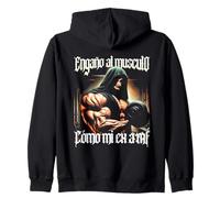 Funny Skull Mexican Skeleton Felpa con Cappuccio