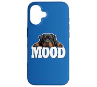Funny Sleep Nap Vibe Mood Rottweiler Lover Custodia per iPhone 16